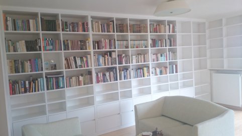 Biblioteka mdf półmat